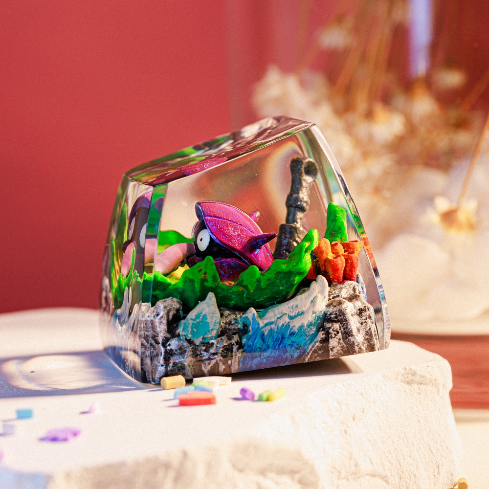 Pokemon - Shellder Artisan Keycap Breakwooden