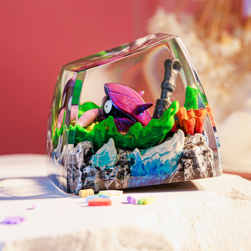 Pokemon - Shellder Artisan Keycap Breakwooden