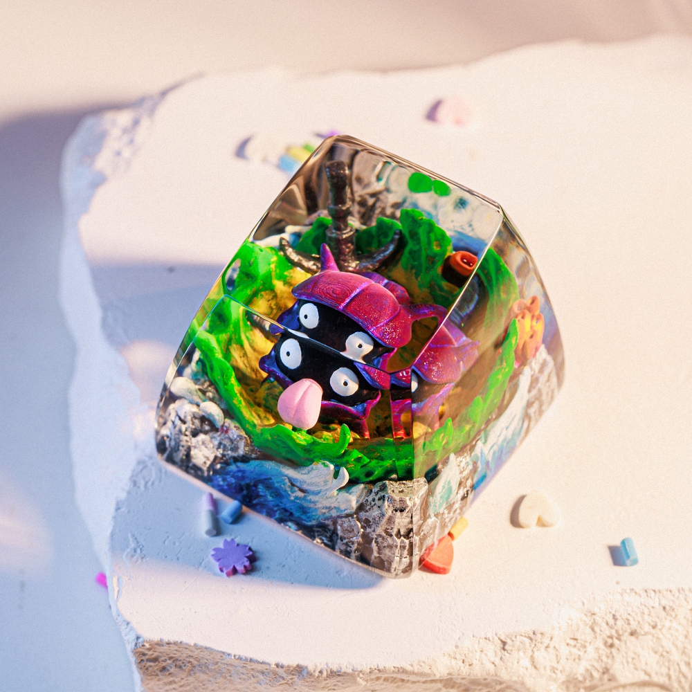 Pokemon - Shellder Artisan Keycap Breakwooden