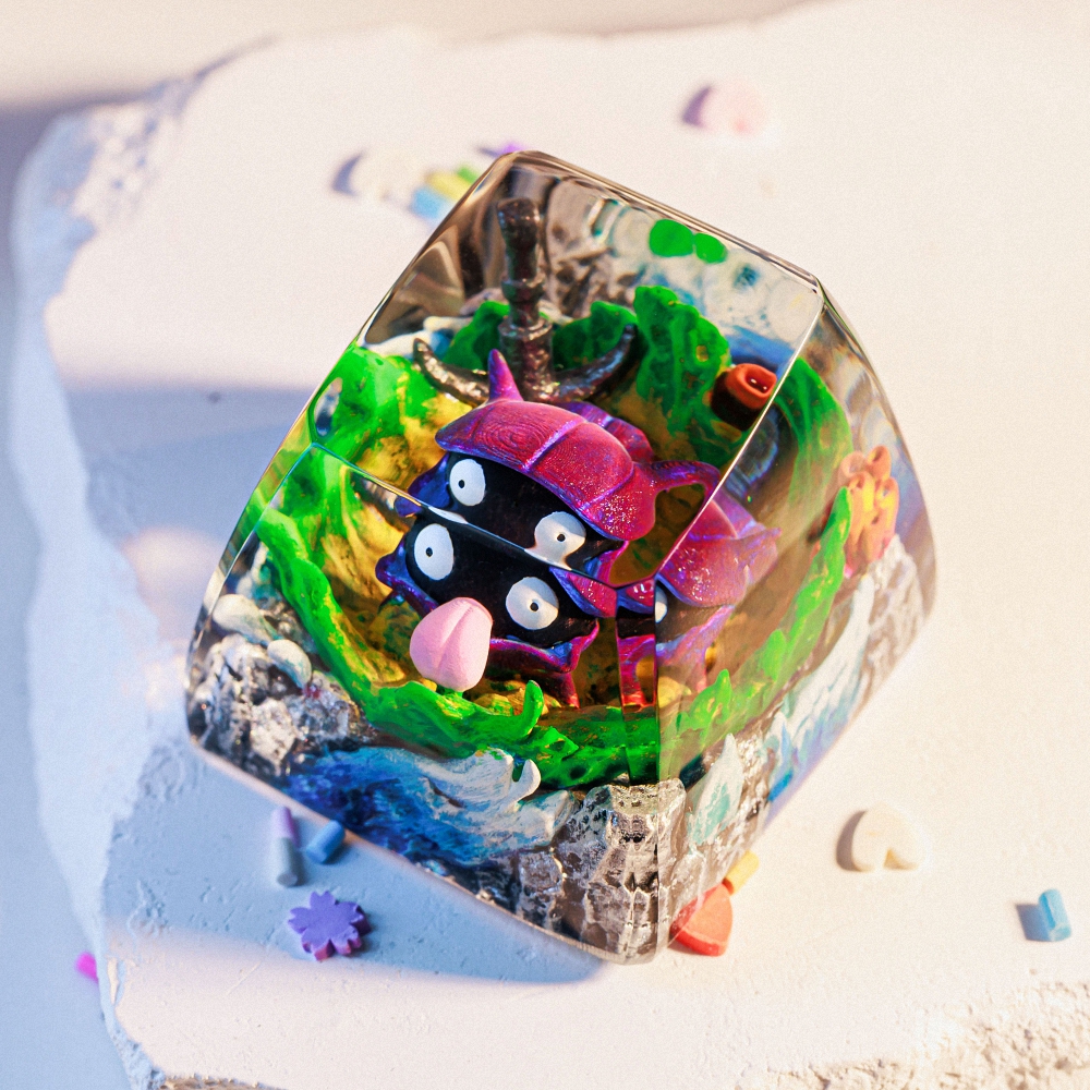 Pokemon - Shellder Artisan Keycap Breakwooden