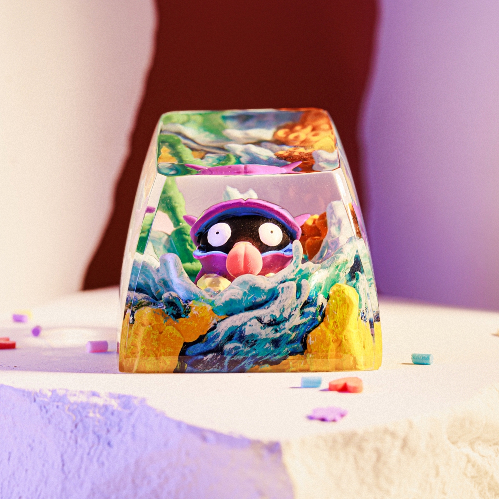 Pokemon - Shellder Artisan Keycap Breakwooden