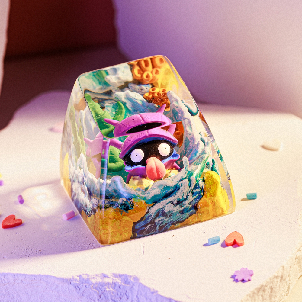 Pokemon - Shellder Artisan Keycap Breakwooden