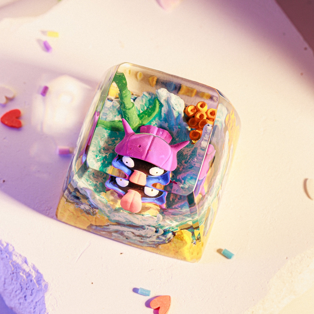 Pokemon - Shellder Artisan Keycap Breakwooden