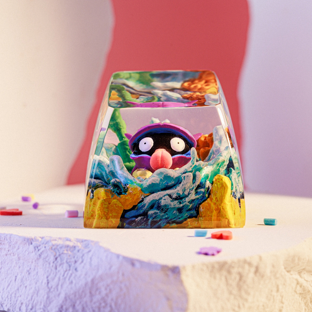 Pokemon - Shellder Artisan Keycap Breakwooden