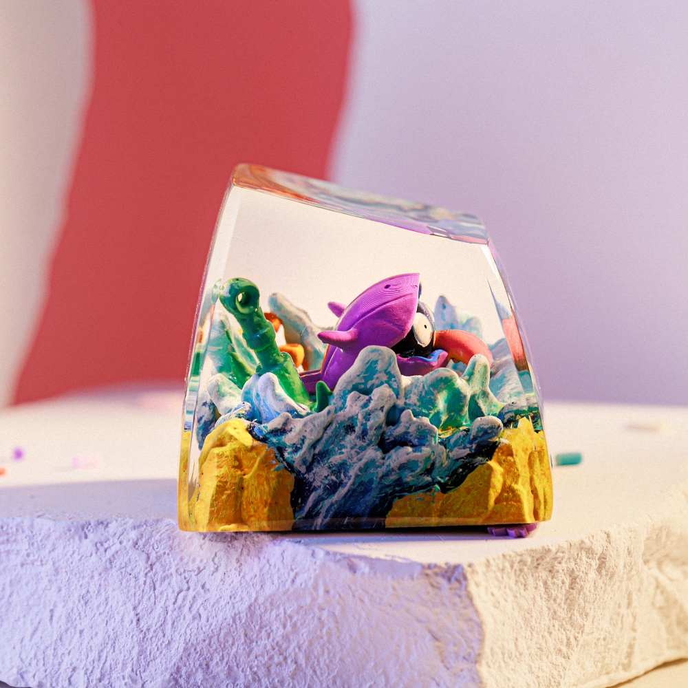 Pokemon - Shellder Artisan Keycap Breakwooden