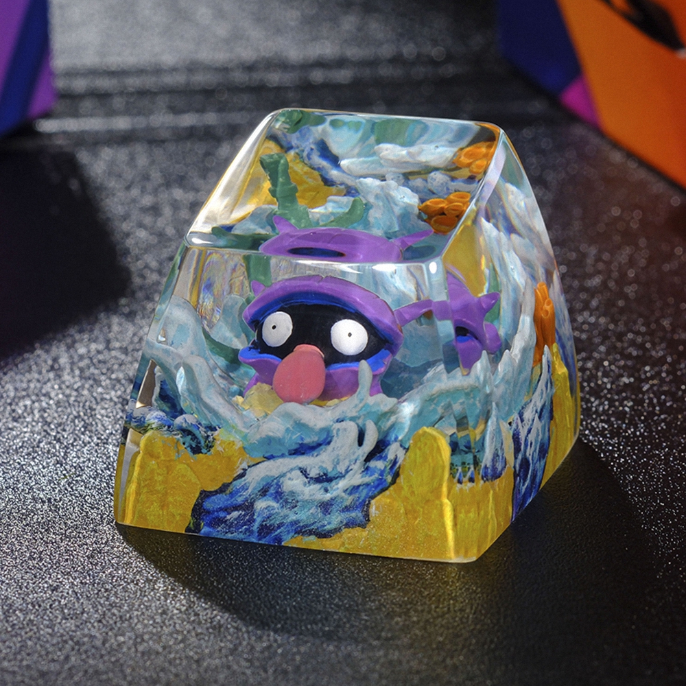 Pokemon - Shellder Artisan Keycap Breakwooden 2