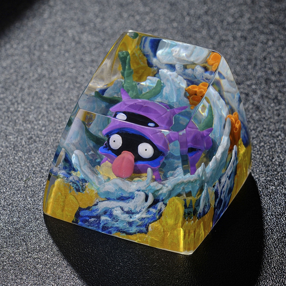 Pokemon - Shellder Artisan Keycap Breakwooden 2