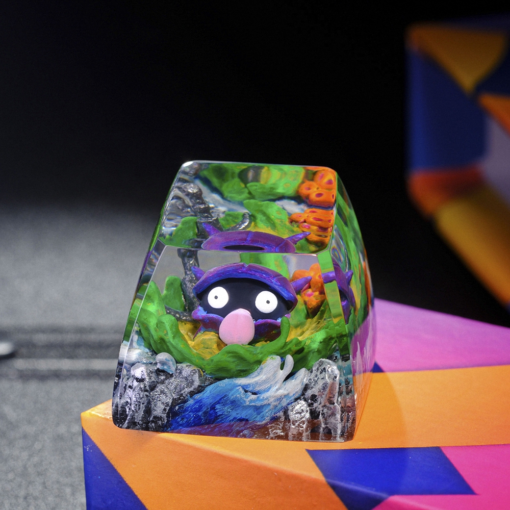 Pokemon - Shellder Artisan Keycap Breakwooden 2