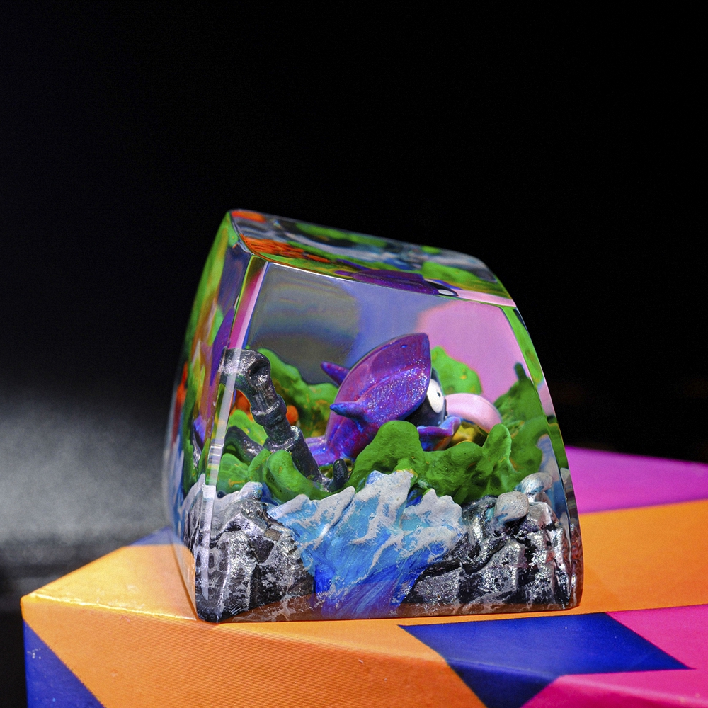 Pokemon - Shellder Artisan Keycap Breakwooden 2