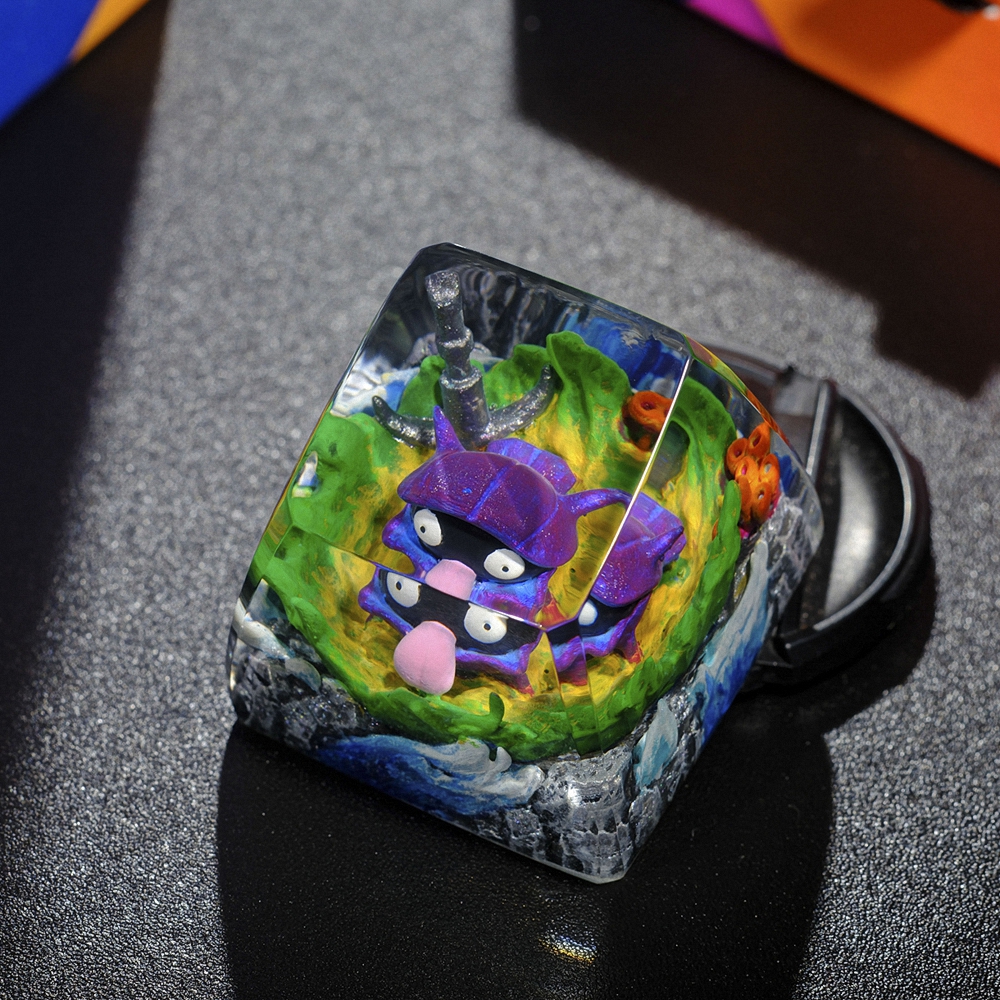 Pokemon - Shellder Artisan Keycap Breakwooden 2