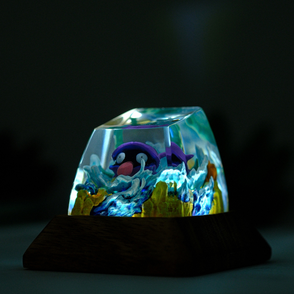 Pokemon - Shellder Artisan Keycap Breakwooden 2