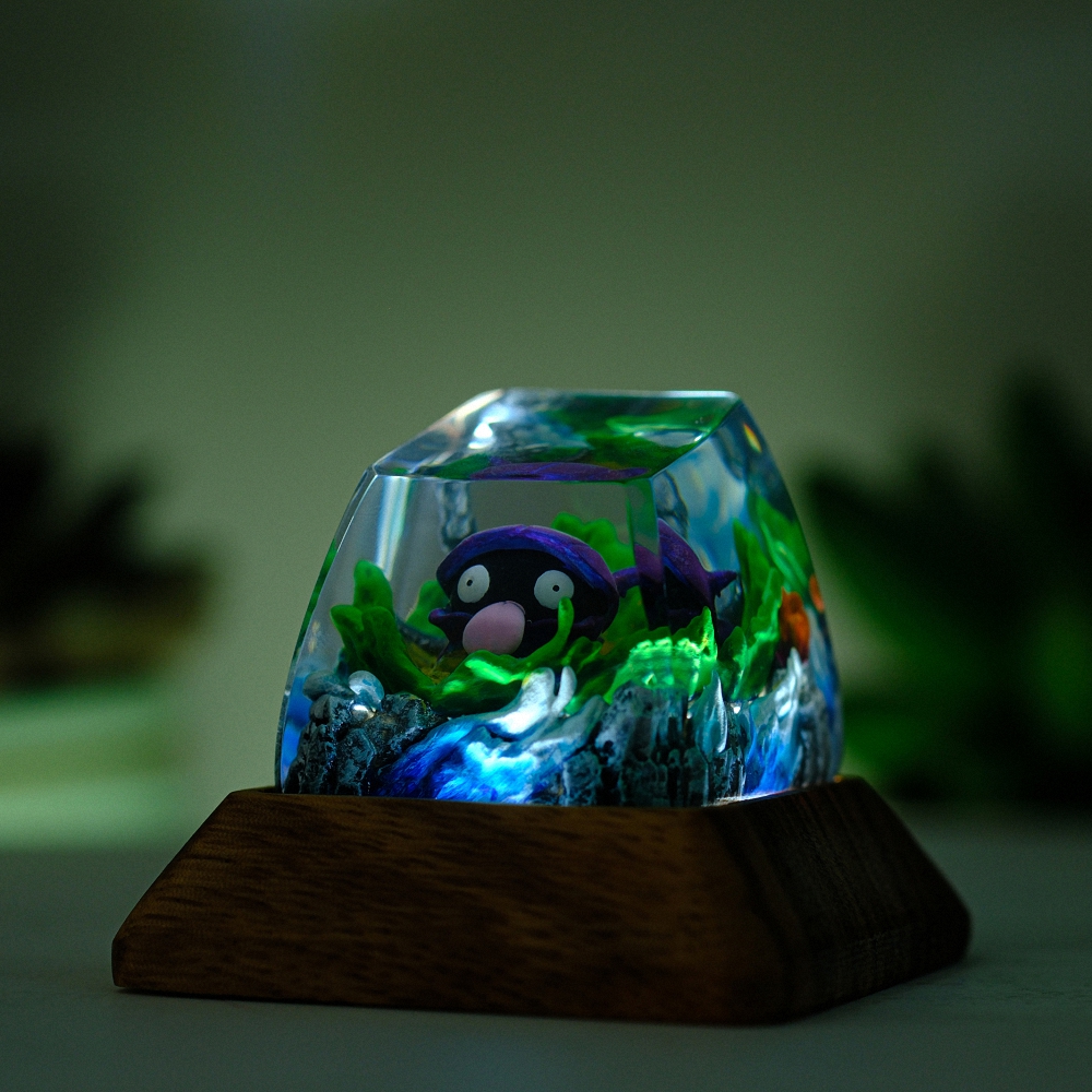 Pokemon - Shellder Artisan Keycap Breakwooden 2
