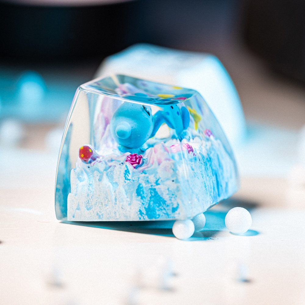 Pokemon - Shinny Kirby Artisan Keycap Breakwooden