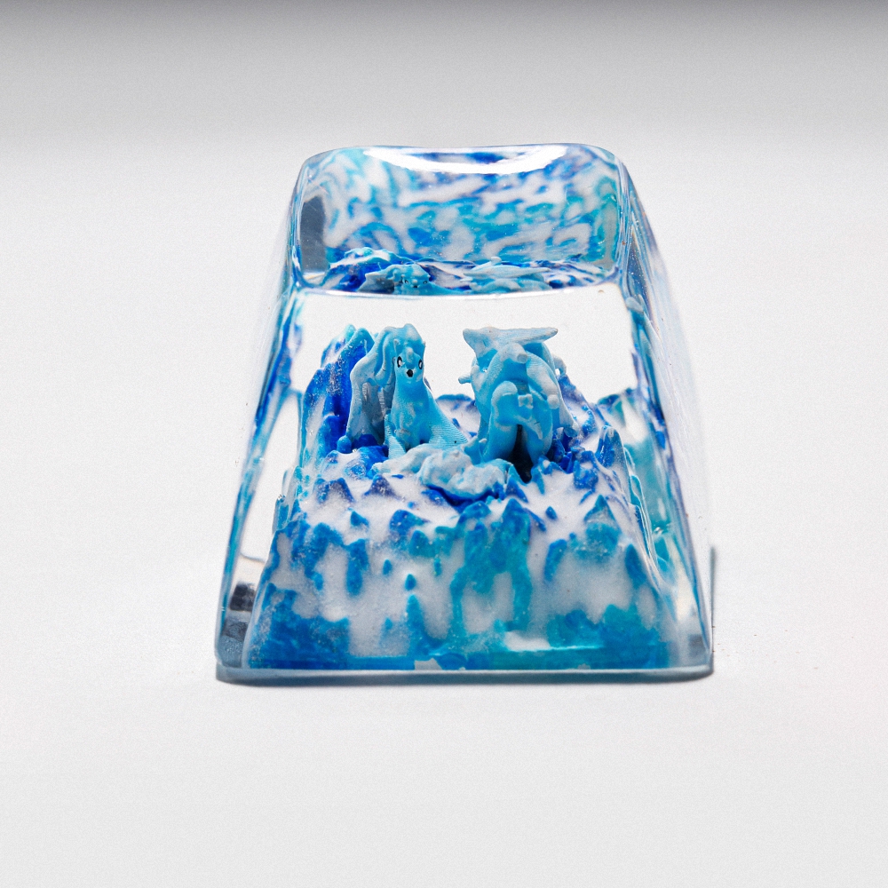 Pokemon - Shiny Ninetales Artisan Keycap Breakwooden 2