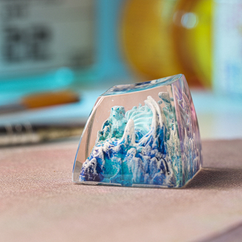 Pokemon - Shiny Ninetales Artisan Keycap Breakwooden 3