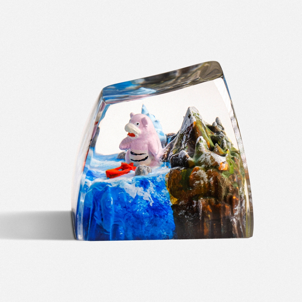 Pokemon - Slowbro Artisan Keycap Breakwooden