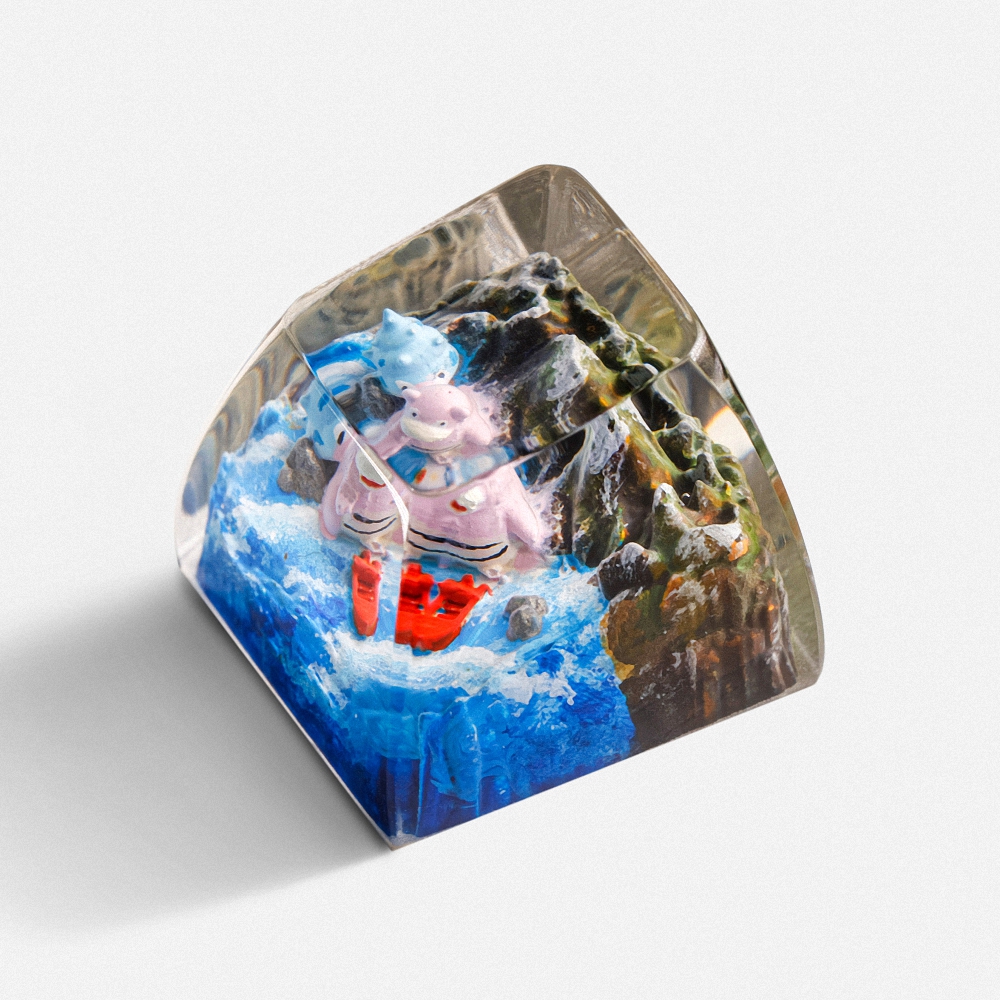 Pokemon - Slowbro Artisan Keycap Breakwooden