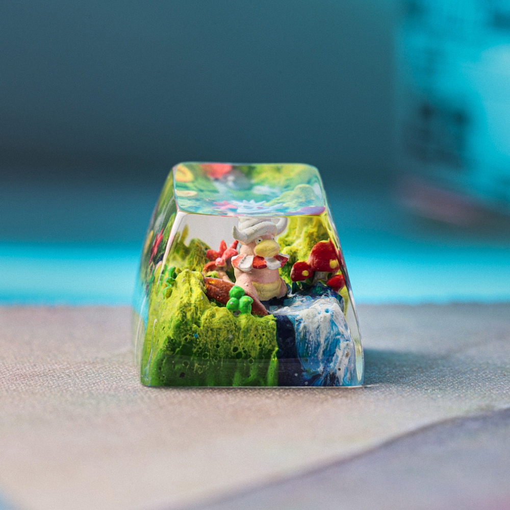 Pokemon - Slowking Artisan Keycap Breakwooden