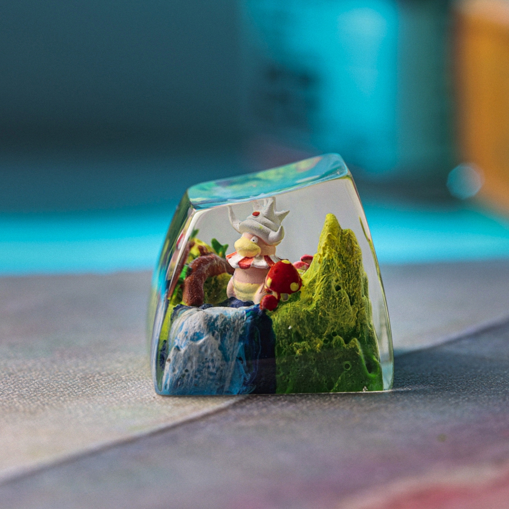 Pokemon - Slowking Artisan Keycap Breakwooden