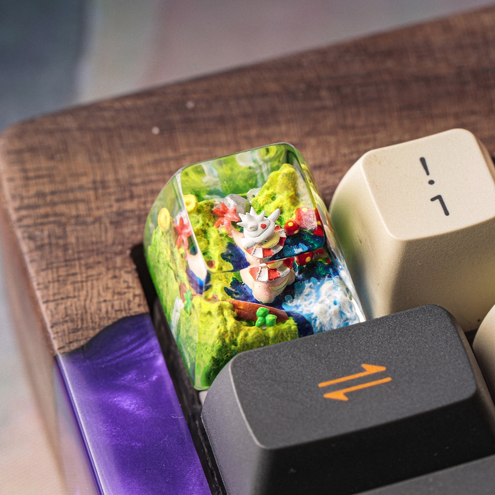 Pokemon - Slowking Artisan Keycap Breakwooden 2