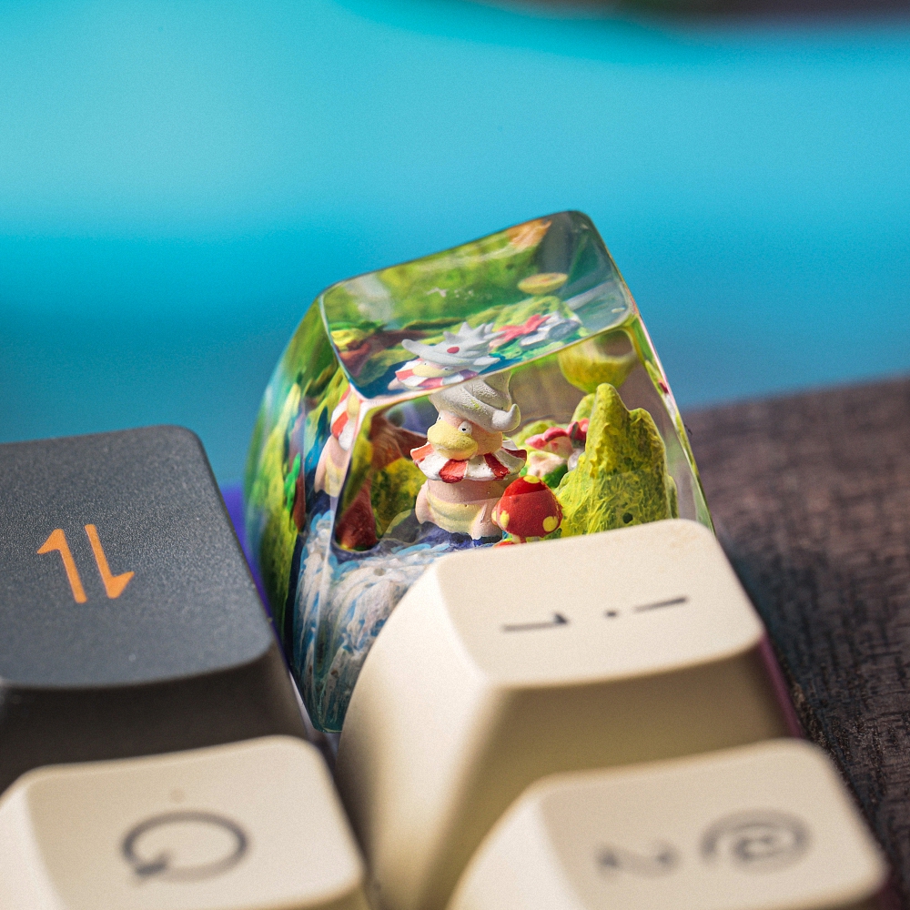 Pokemon - Slowking Artisan Keycap Breakwooden 2