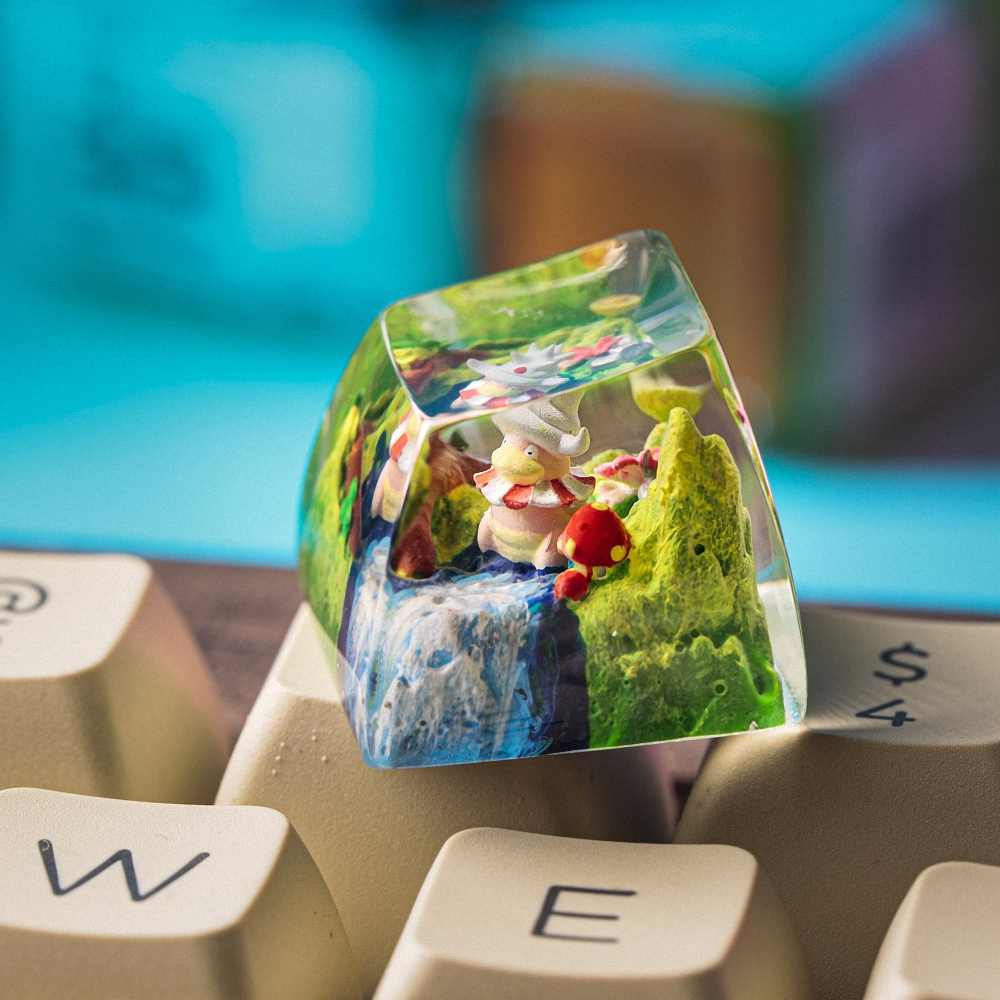 Pokemon - Slowking Artisan Keycap Breakwooden 2