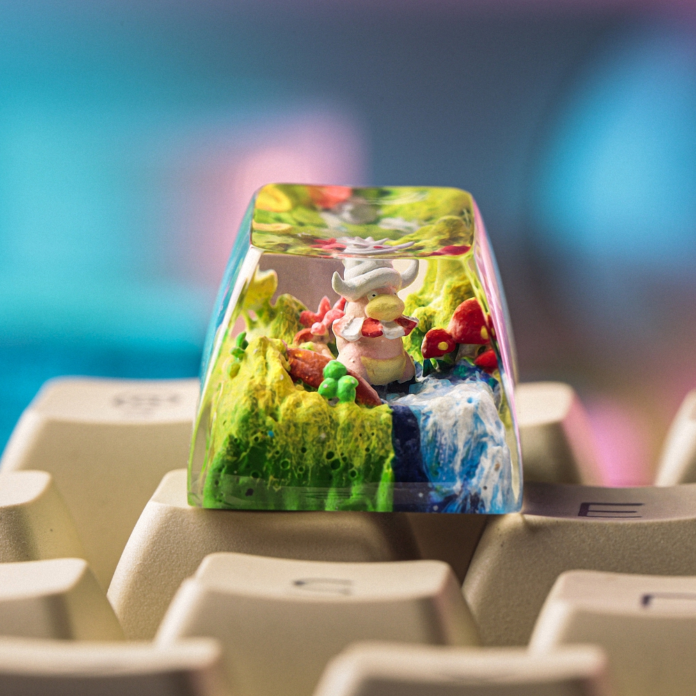 Pokemon - Slowking Artisan Keycap Breakwooden 2