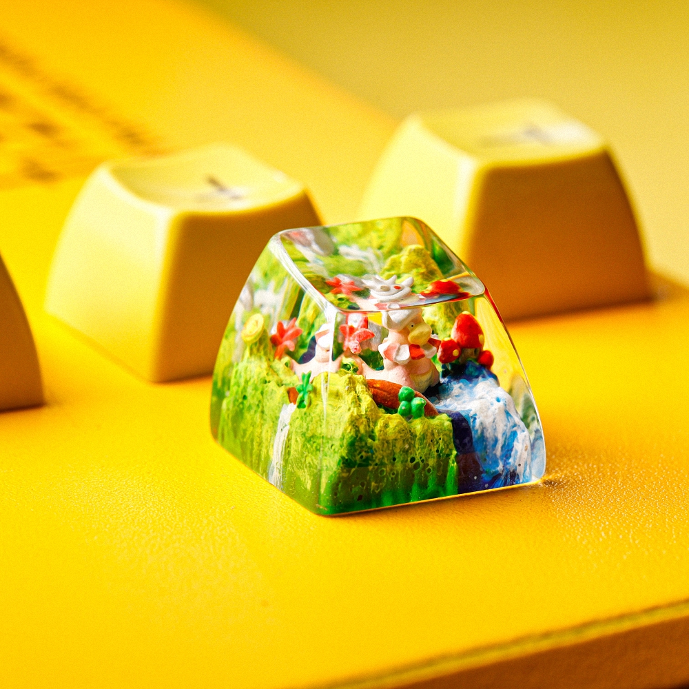 Pokemon - Slowking Artisan Keycap Breakwooden 3