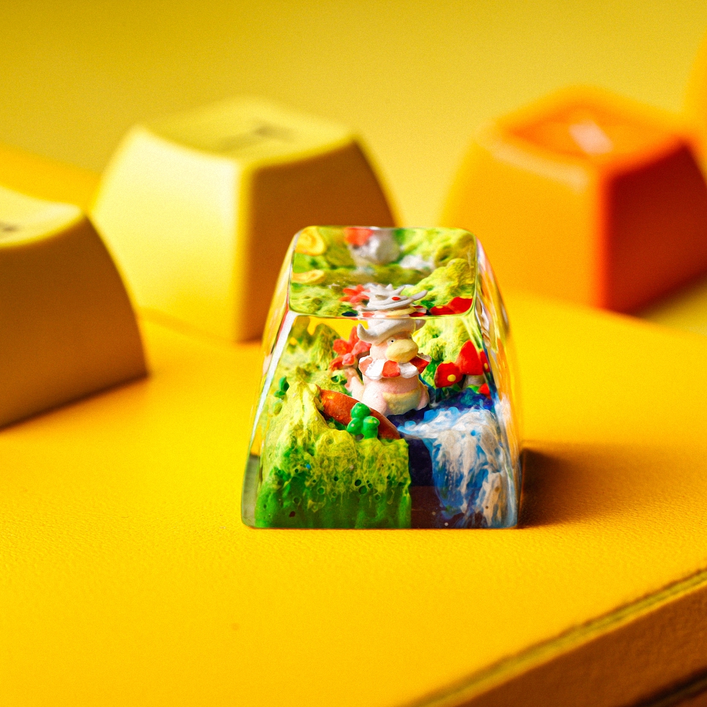 Pokemon - Slowking Artisan Keycap Breakwooden 3