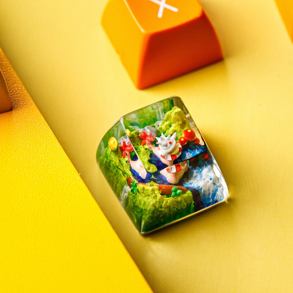 Pokemon - Slowking Artisan Keycap Breakwooden 3