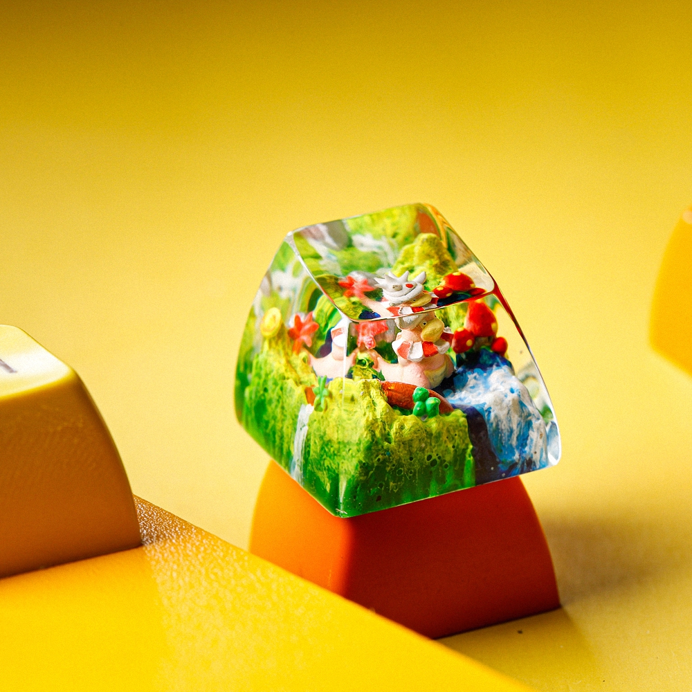 Pokemon - Slowking Artisan Keycap Breakwooden 3