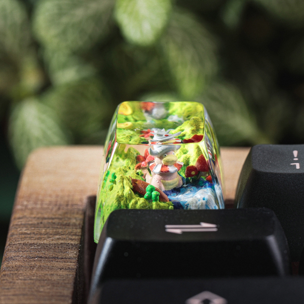 Pokemon - Slowking Artisan Keycap Breakwooden 4