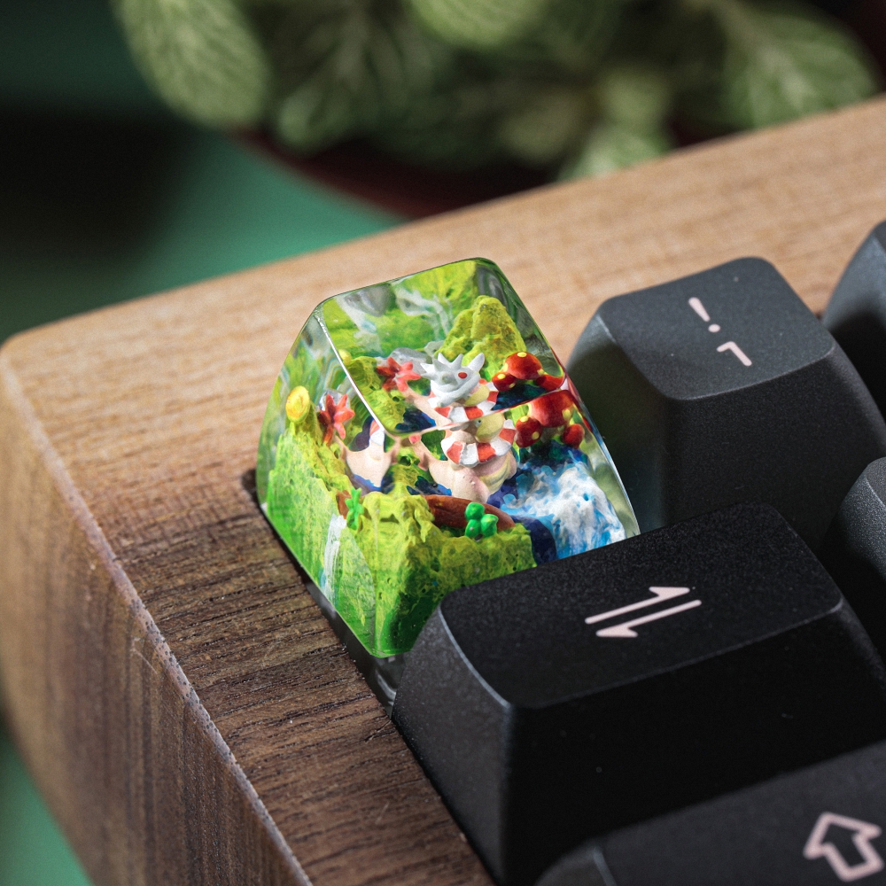 Pokemon - Slowking Artisan Keycap Breakwooden 4