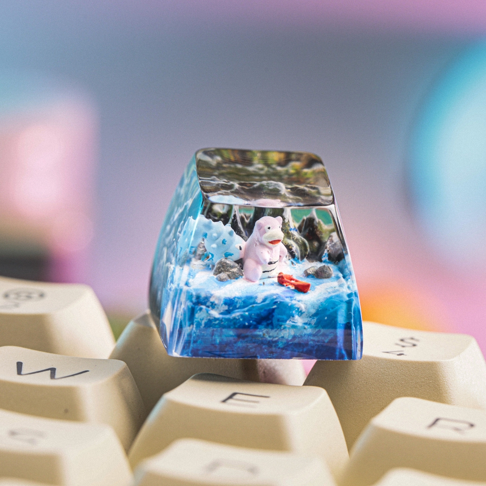 Pokemon - Slowpoke Artisan Keycap Breakwooden