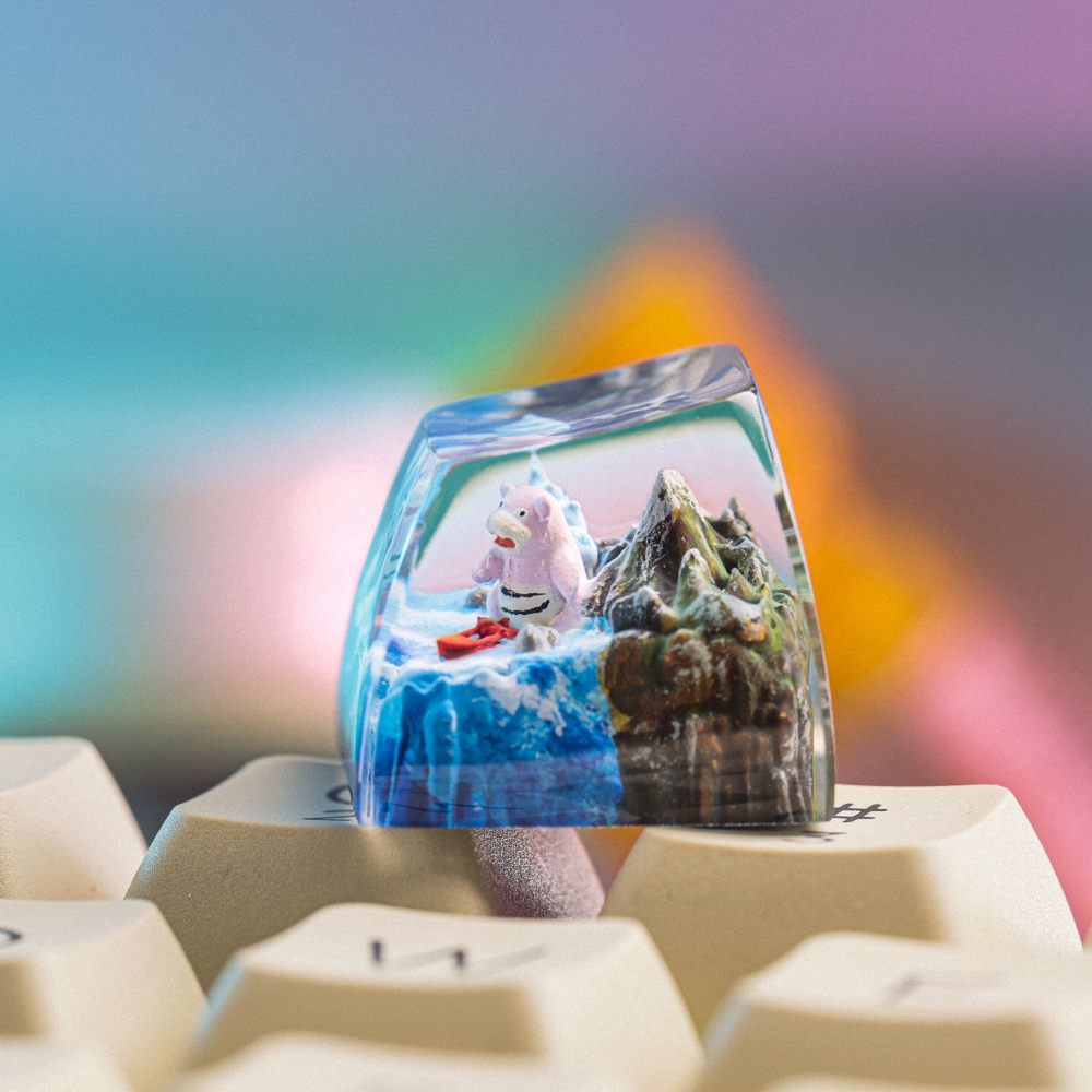 Pokemon - Slowpoke Artisan Keycap Breakwooden