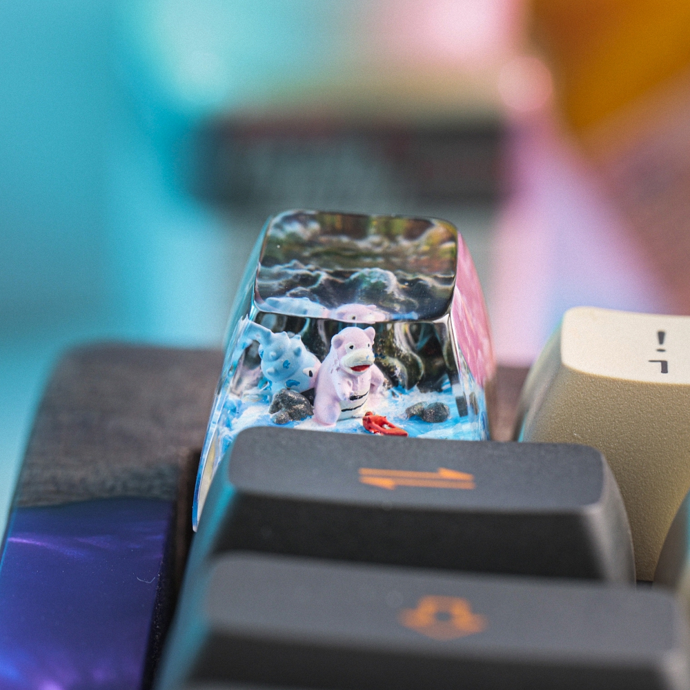 Pokemon - Slowpoke Artisan Keycap Breakwooden