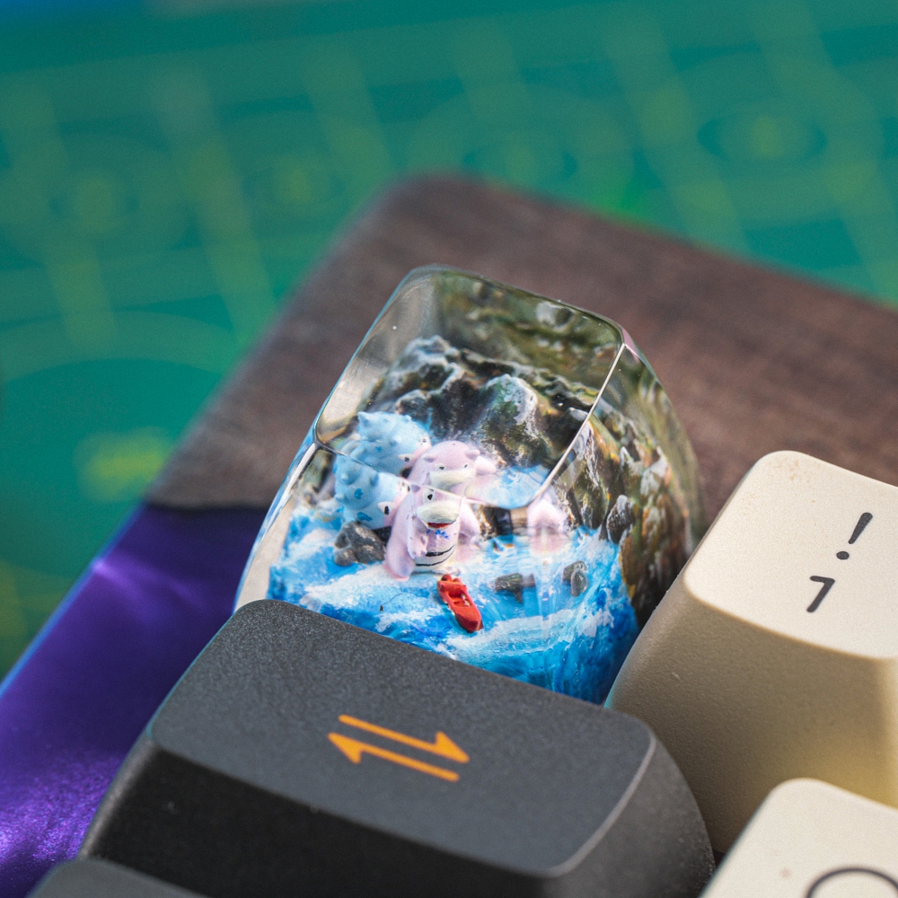 Pokemon - Slowpoke Artisan Keycap Breakwooden