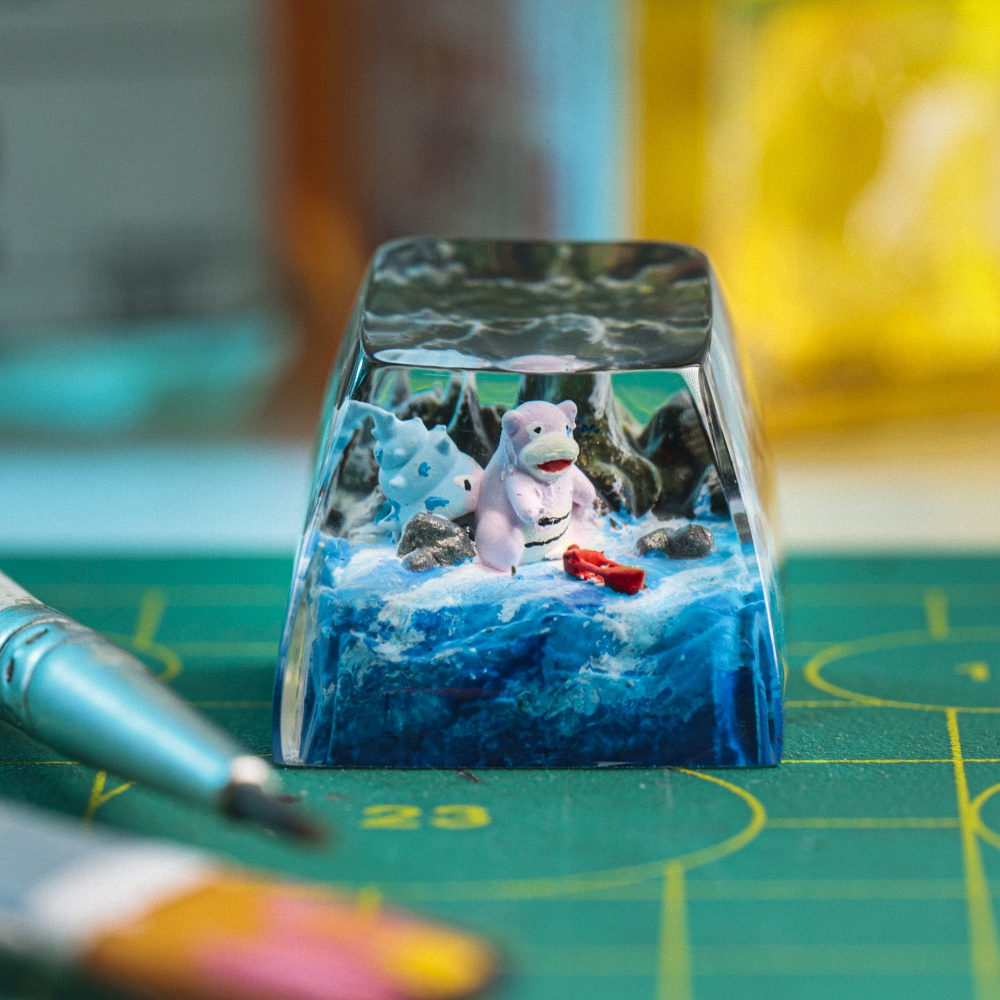 Pokemon - Slowpoke Artisan Keycap Breakwooden 2