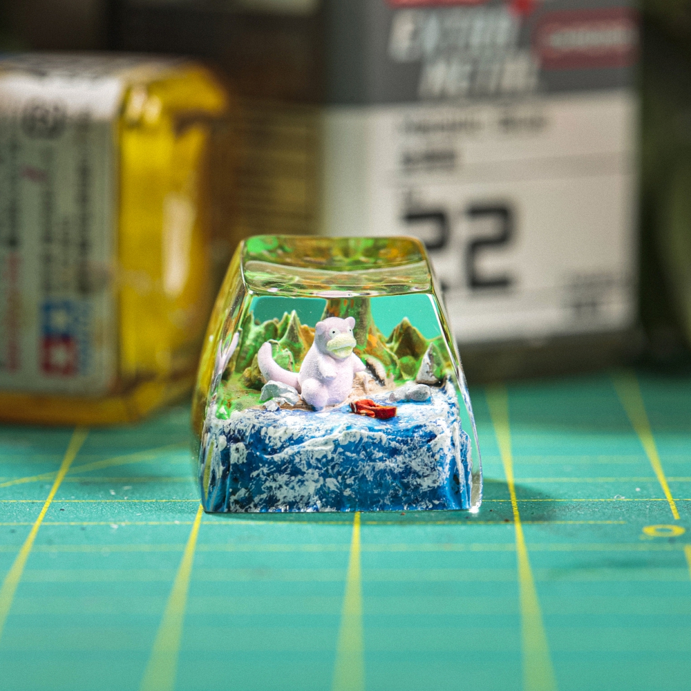 Pokemon - Slowpoke Artisan Keycap Breakwooden 3