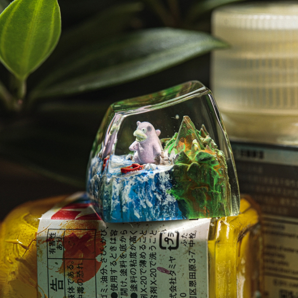 Pokemon - Slowpoke Artisan Keycap Breakwooden 3