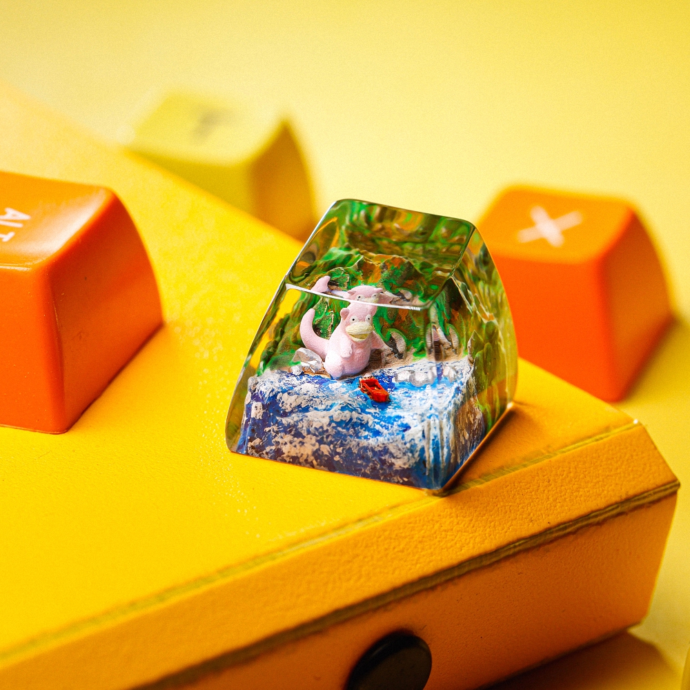 Pokemon - Slowpoke Artisan Keycap Breakwooden 5
