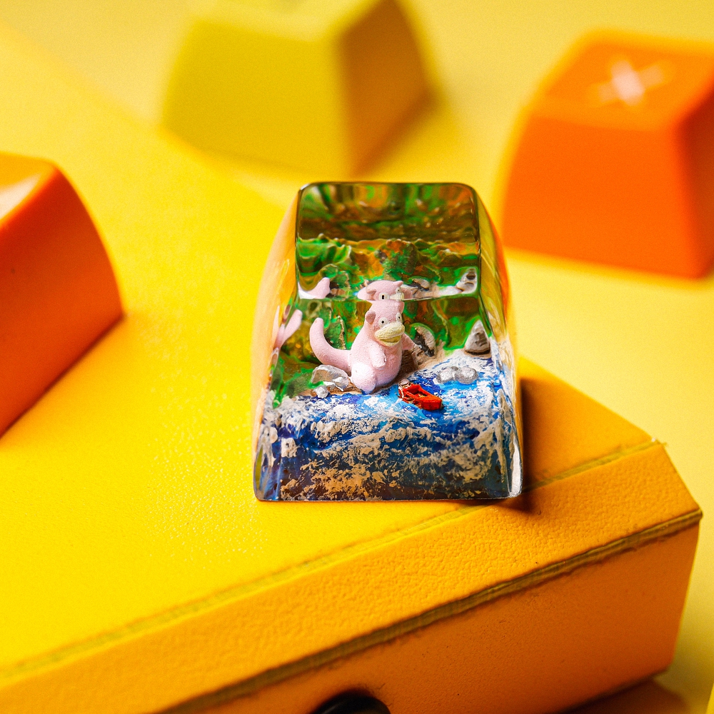 Pokemon - Slowpoke Artisan Keycap Breakwooden 5