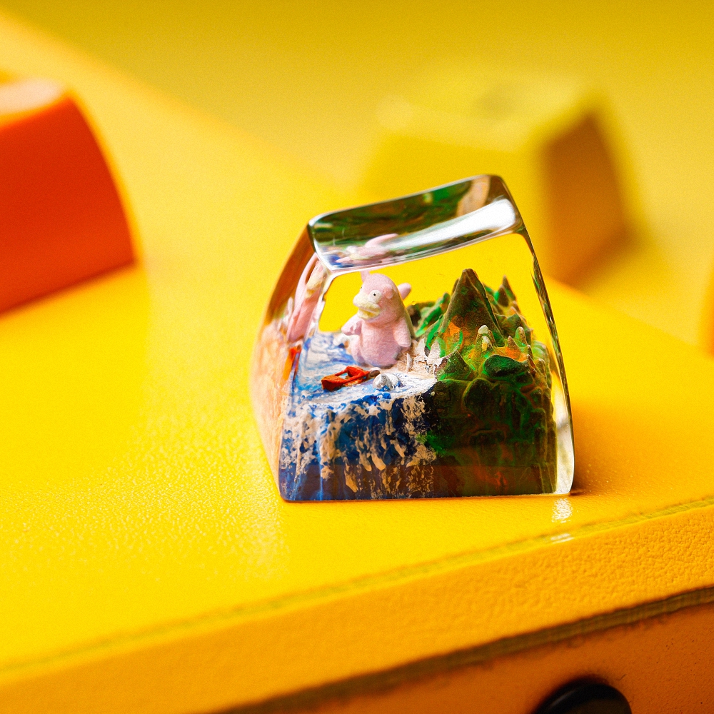 Pokemon - Slowpoke Artisan Keycap Breakwooden 5