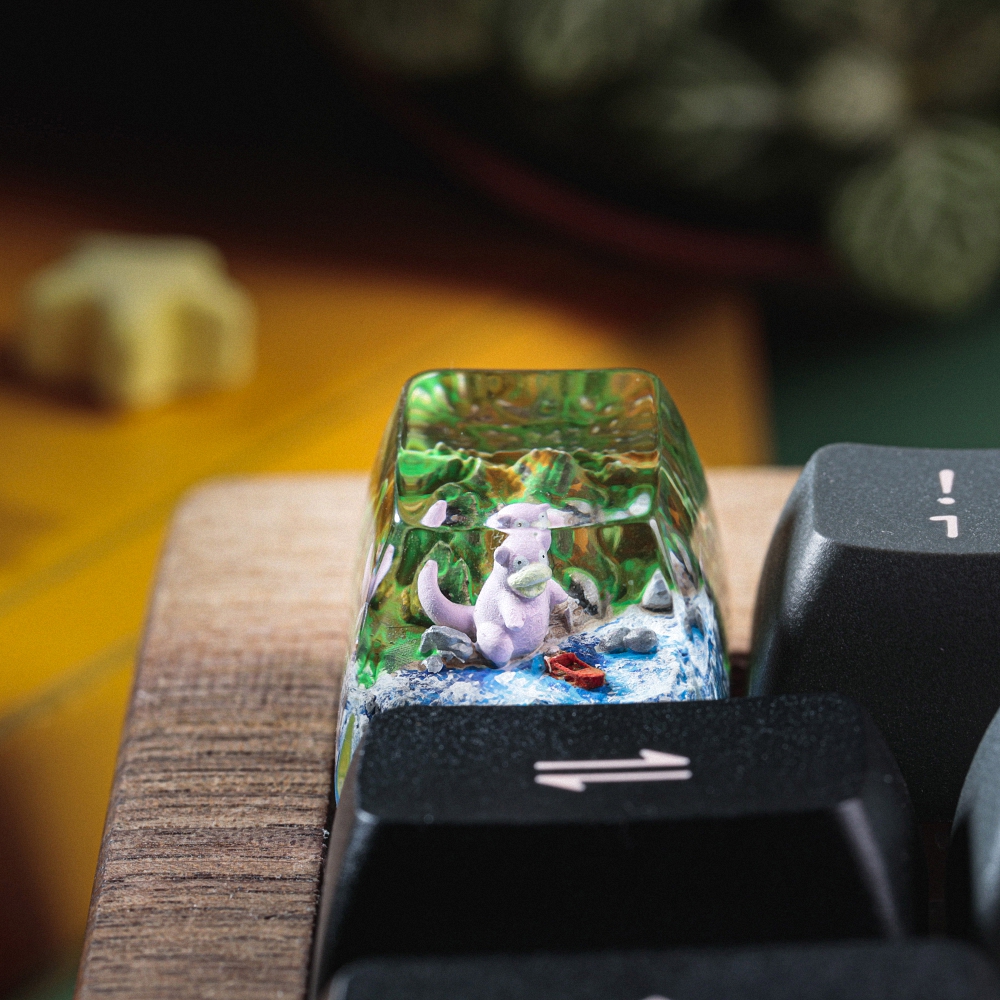 Pokemon - Slowpoke Artisan Keycap Breakwooden 5