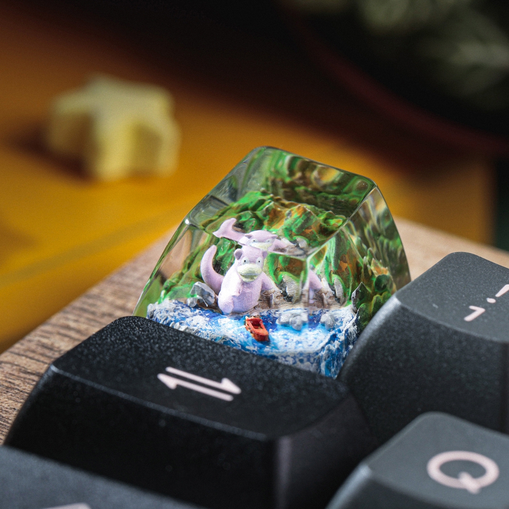 Pokemon - Slowpoke Artisan Keycap Breakwooden 5