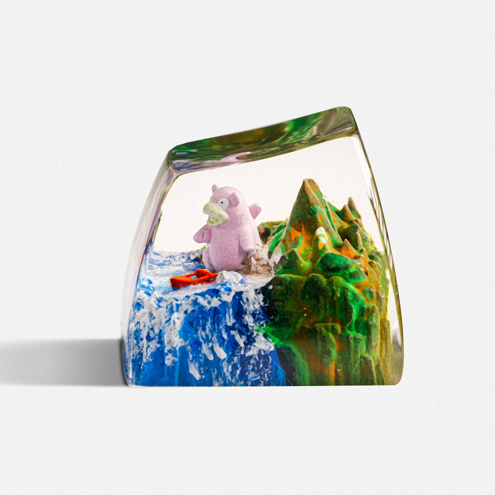 Pokemon - Slowpoke Artisan Keycap Breakwooden 6