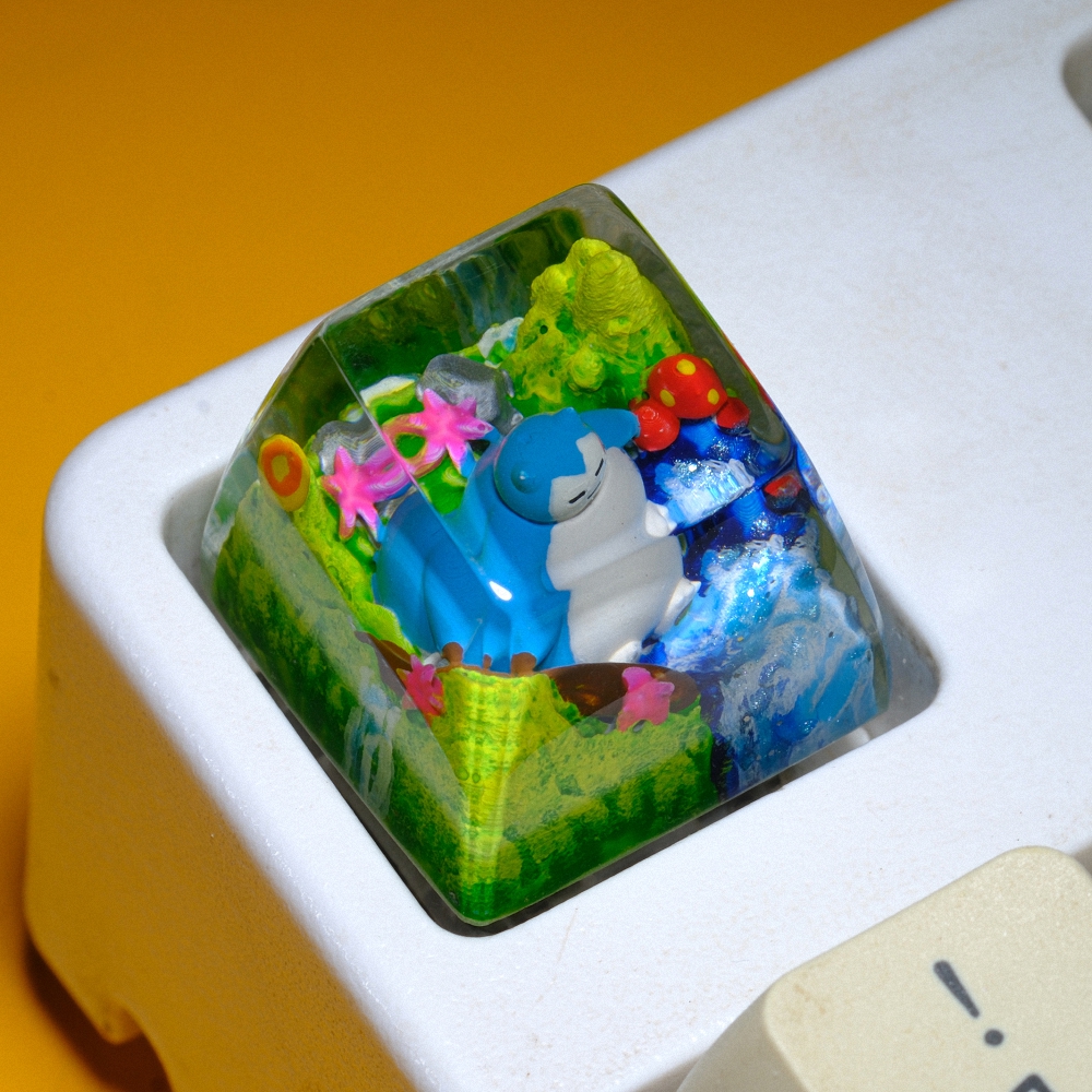 Pokemon - Snolax Artisan Keycap Breakwooden