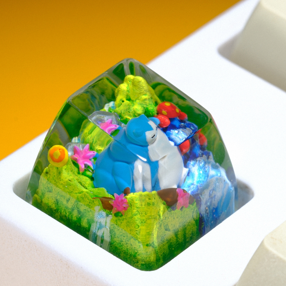 Pokemon - Snolax Artisan Keycap Breakwooden