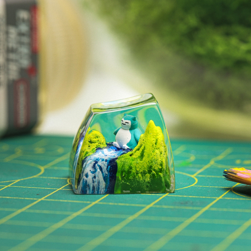 Pokemon - Snolax Artisan Keycap Breakwooden 2