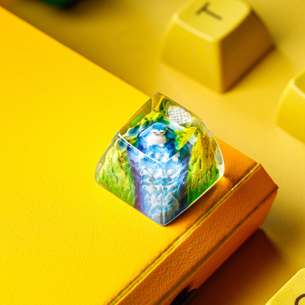 Pokemon - Snolax Artisan Keycap Breakwooden 3